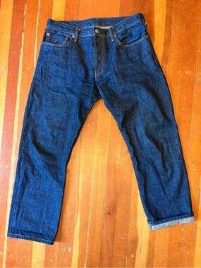 Vintage Raw Gap 1969 Kaihara Red Line Selvedge Denim Indigo (Fits W32/L28)